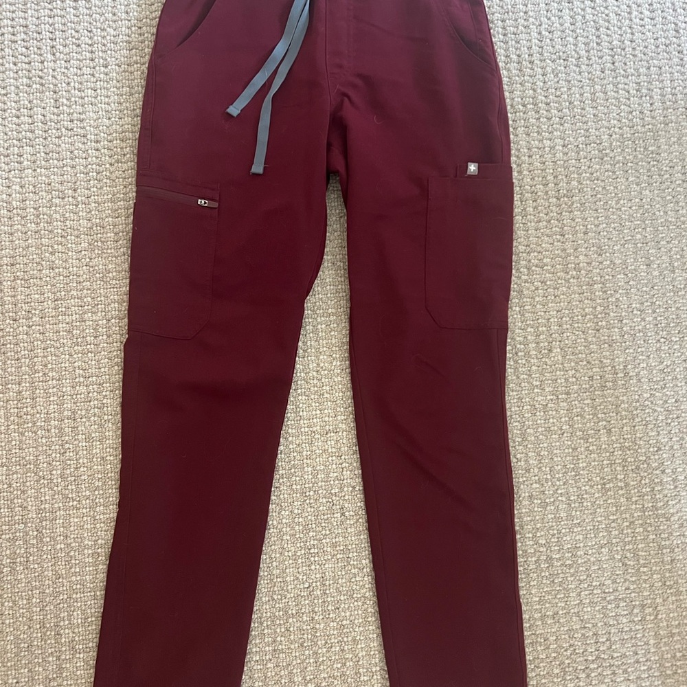 Women’s Burgundy Scrub Bottoms